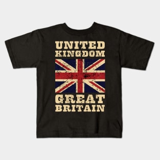 Flag of United Kingdom Kids T-Shirt